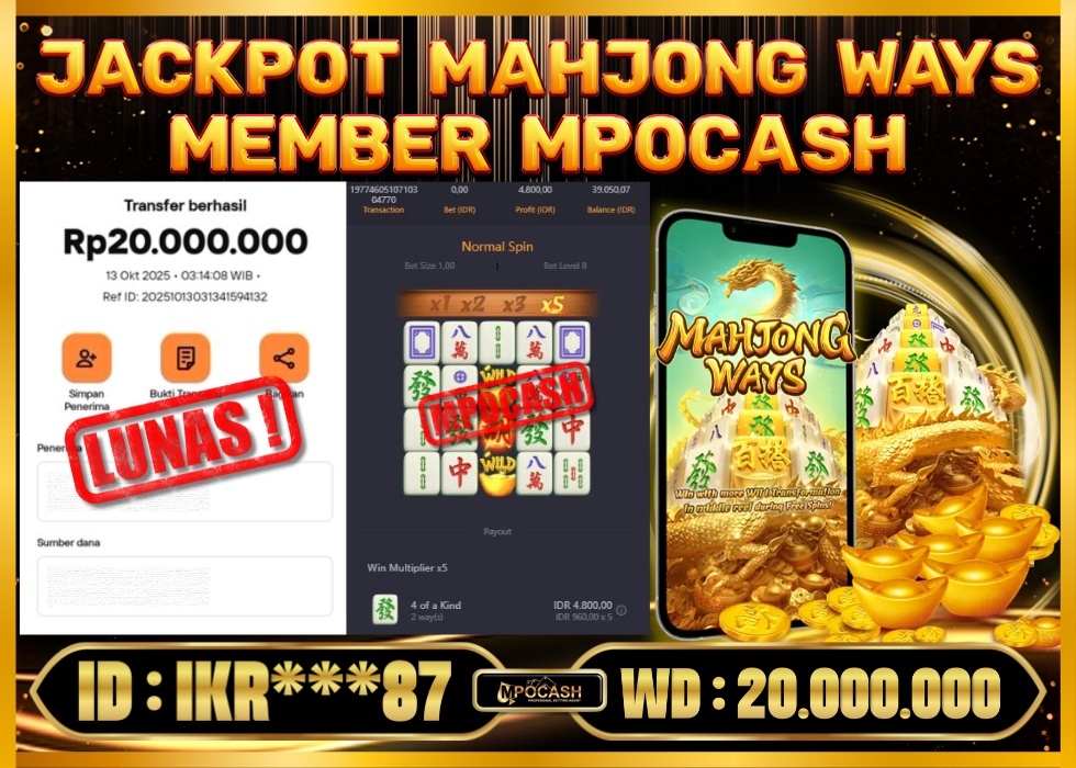 MPOCASH JACKPOT MAHJONG WAYS